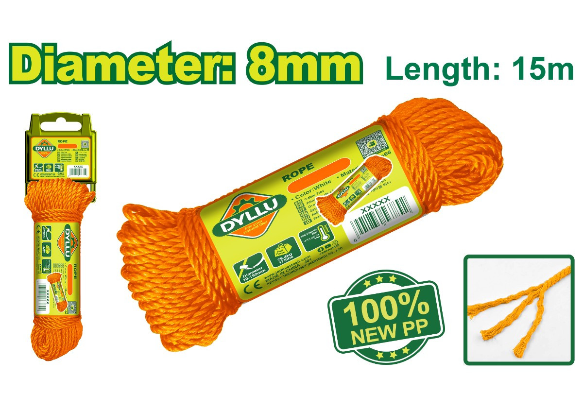 Ճոպան 8մմx15մ DTRZ1308 DYLLU