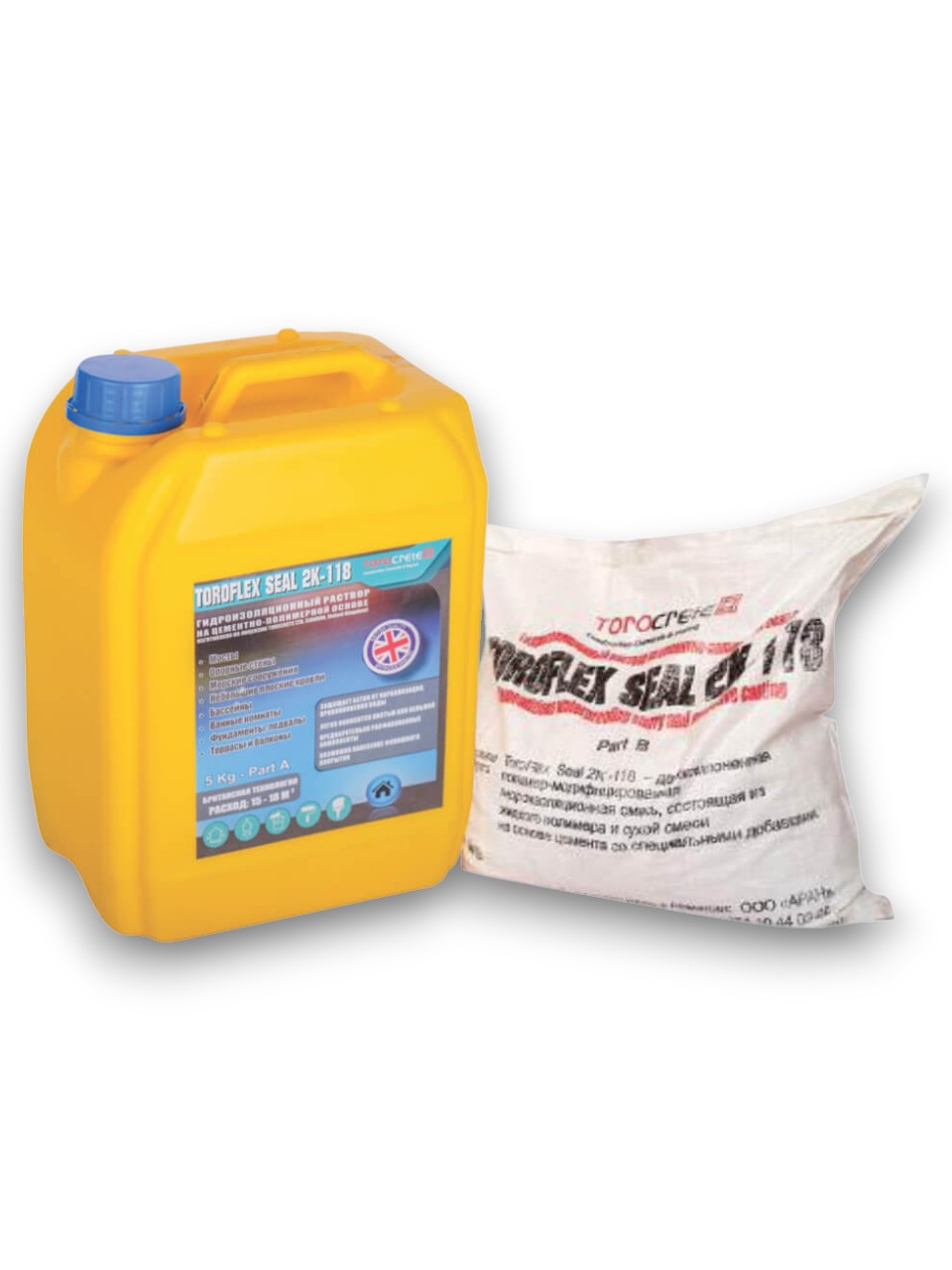 Ջրամեկուսիչ 2 կոմպոնենտ 10+20 Toroflex CROWN