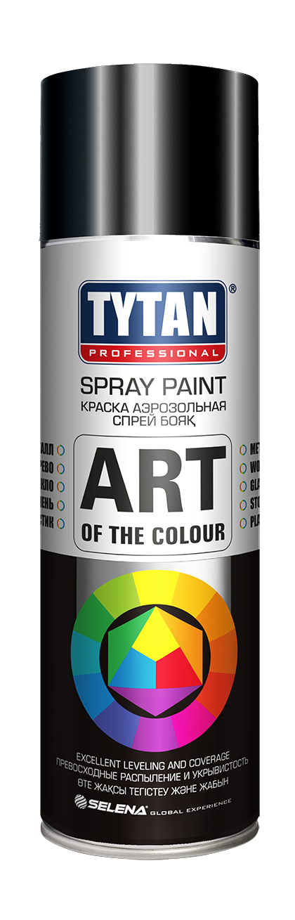 Ներկ սև 9005 400մլ Tytan