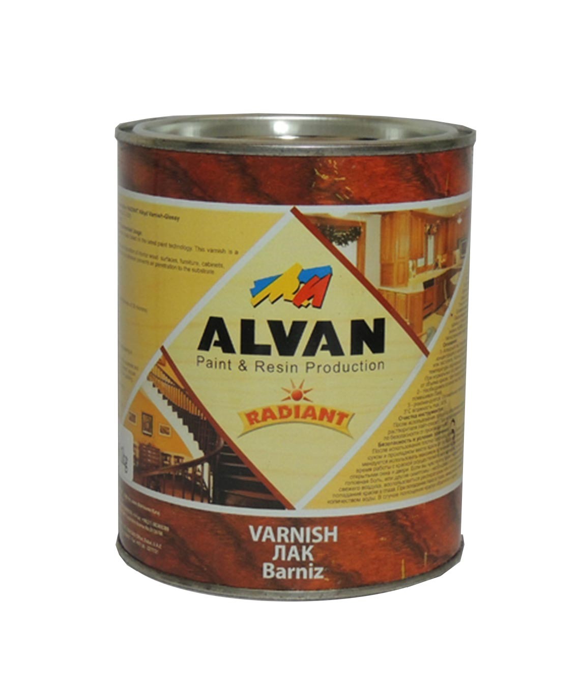 Լաք կահույքի փայլուն անգույն  0,75կգ  ALVAN