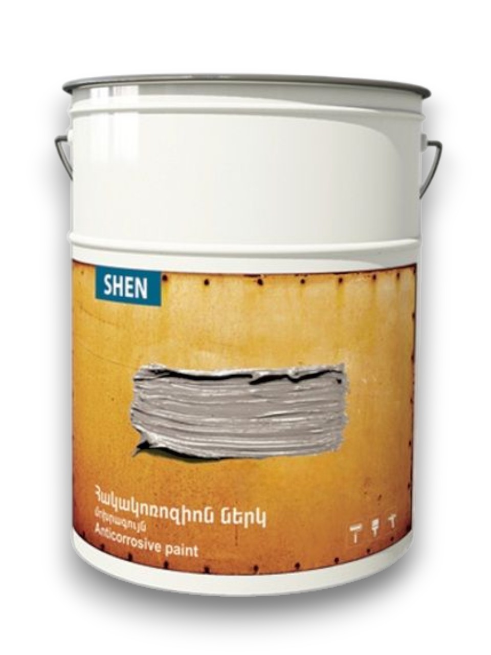 Հակակոռոզիոն ներկ (մոխրագույն) 20լ Shen