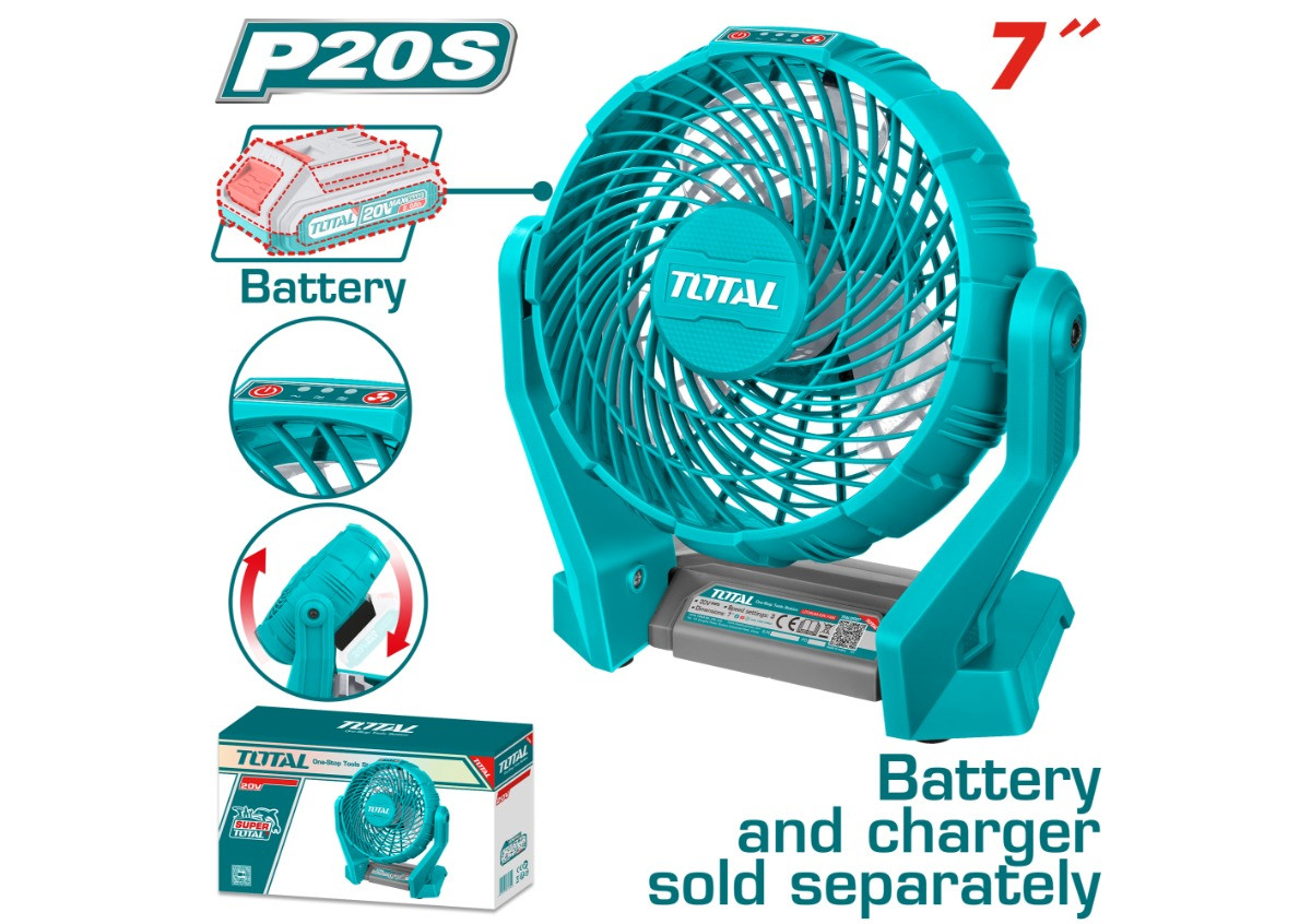 Օդափոխիչ մարտկոցային 20Վ TOTAL TFALI2007