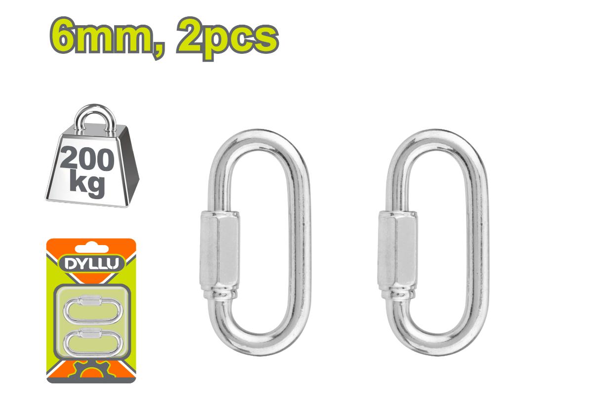 Карабин винтовой 6 мм (2 шт.)  DYLLU DTQL1K01