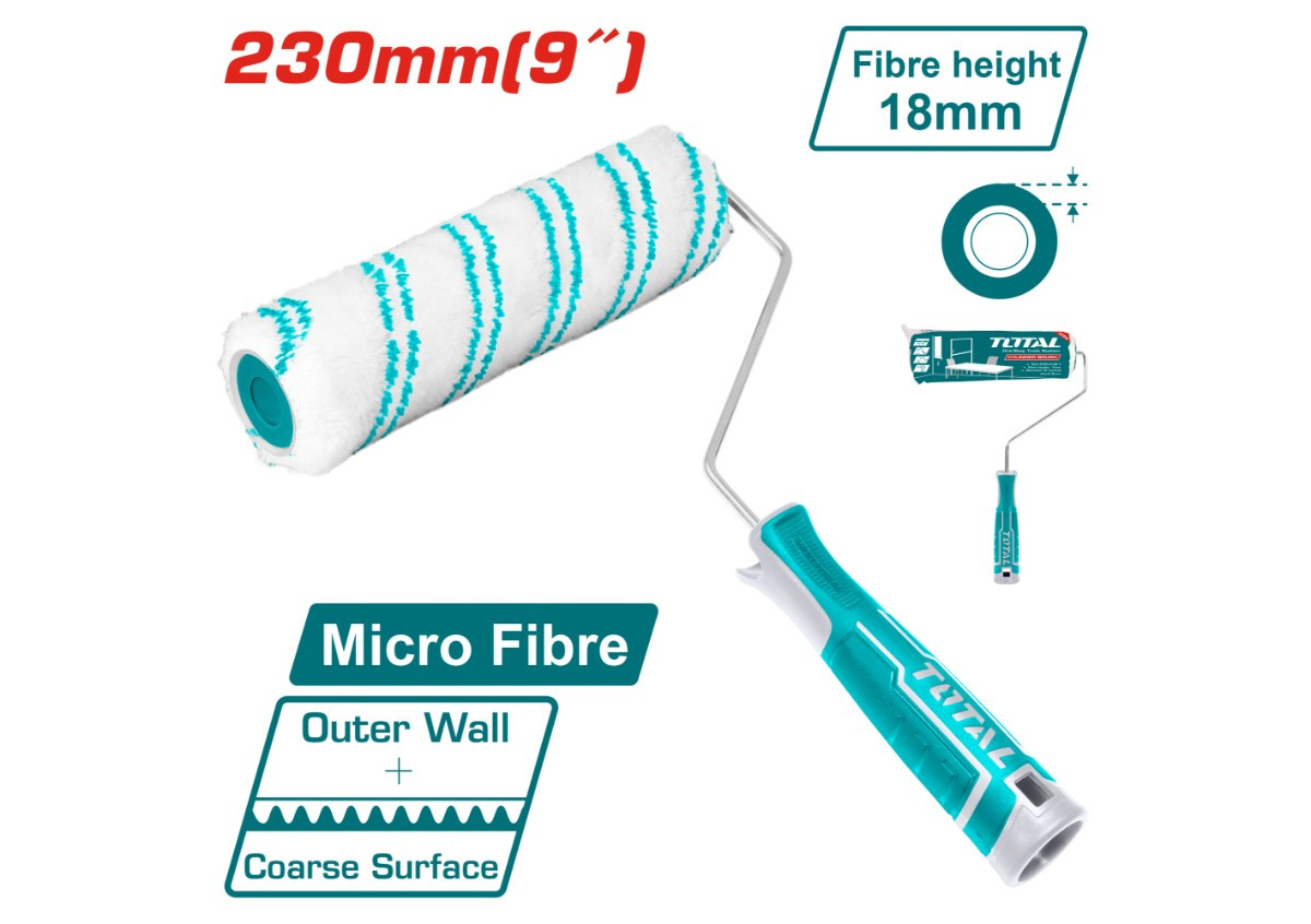 Валик 230x18мм TOTAL THT8593D