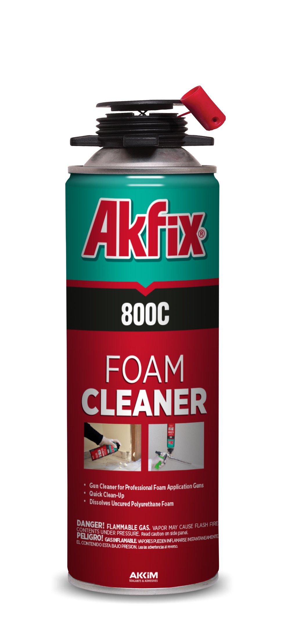 Փրփուր մաքրող հեղուկ 500մլ 800C  Akfix