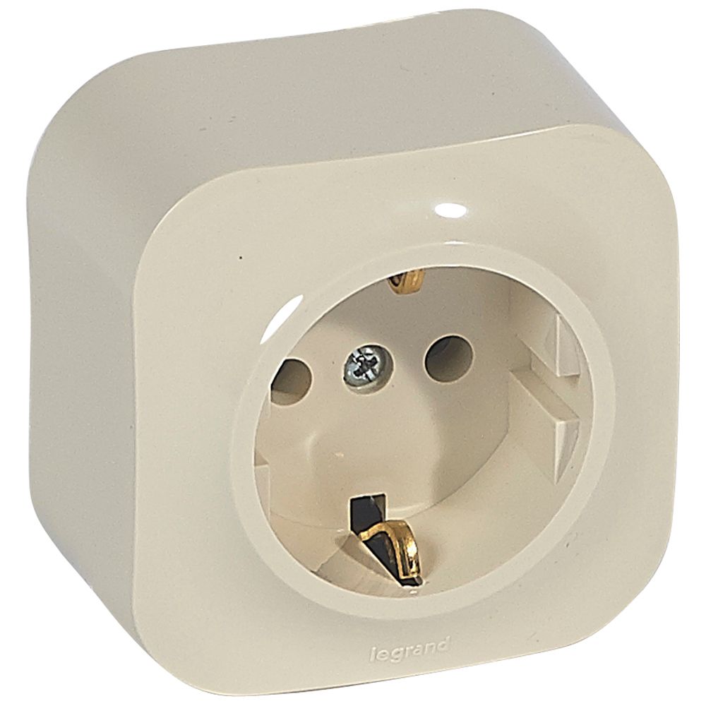 Розетка 2K+3 без. шт. 16A  слон. кость Forix Legrand