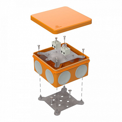 Բաժանման տուփ (HF) 100*100*50մմ հրակայուն ПРОМРУКАВ