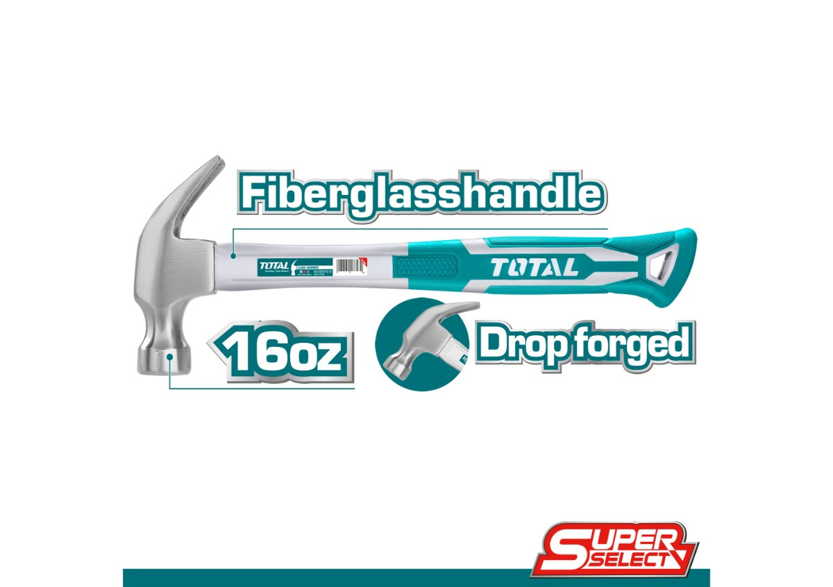 Մուրճ մեխահան 450գ TOTAL THT73166