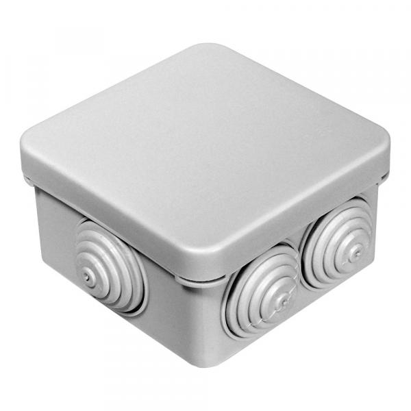 Коробка распределительная (HF) 80x80x40мм серая ПРОМРУКАВ