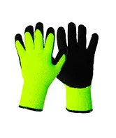 Перчатки х/б с латексным обливом утепленные 10 (L)