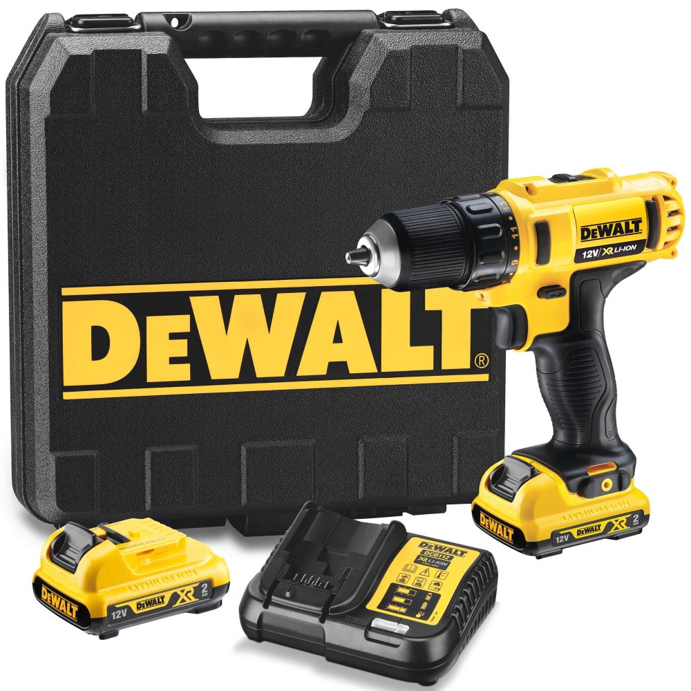 Аккумуляторная дрель-шуруповерт 12в 2,0 Ա Ժ DCD 710 D-2 QW Dewalt
