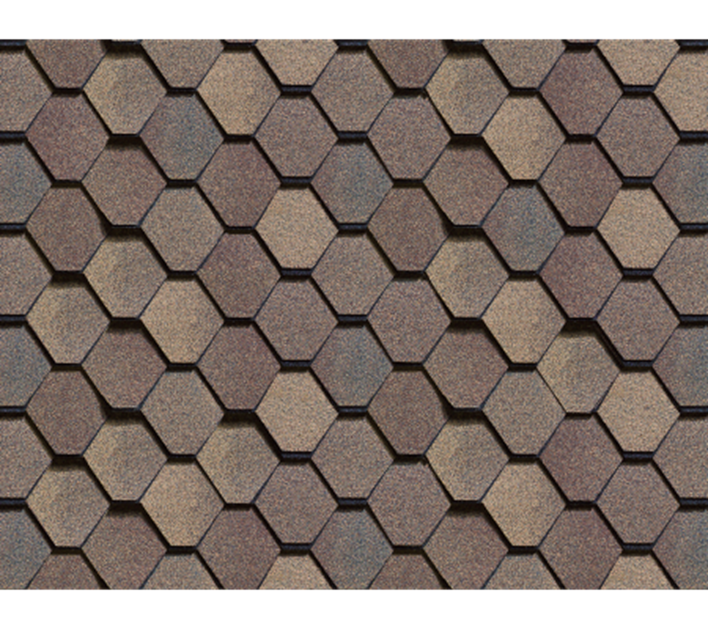 Гибкая черепица Атлантический /100 лет/ трехслойная 2×1,5м ТЕХНОНИКОЛЬ