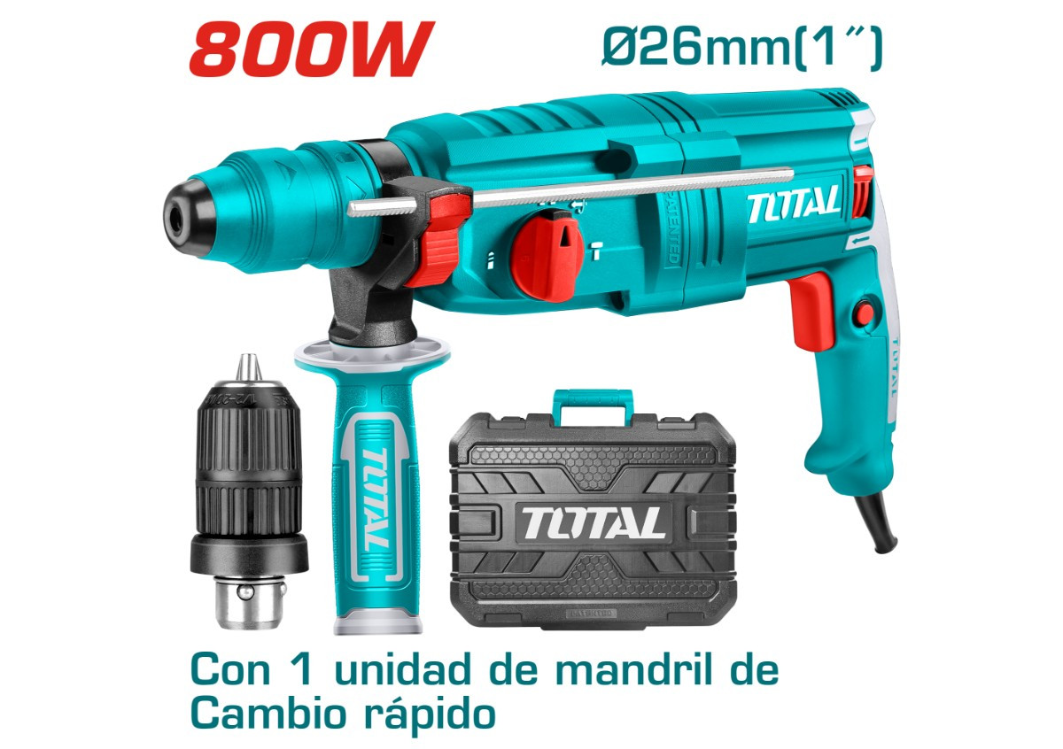 Հորատիչ 800վատ 2․5ջ  SDS+  TH308268-2 TOTAL