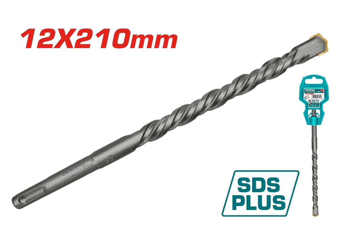 Հորատիչի գայլիկոն SDS Plus 12x210մմ TOTAL TAC311201