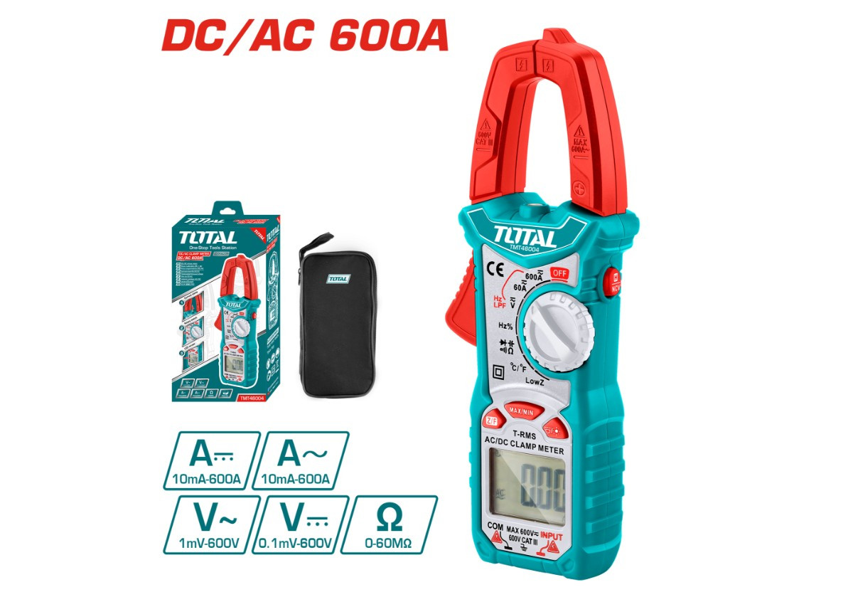 Цифровые Клещи Переменного Тока TOTAL TMT46004
