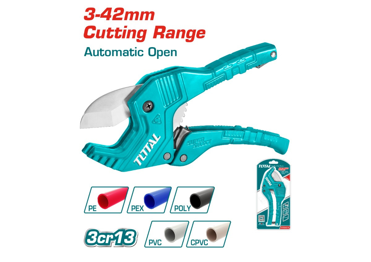 Մկրատ PVC 193mm TOTAL THT534216