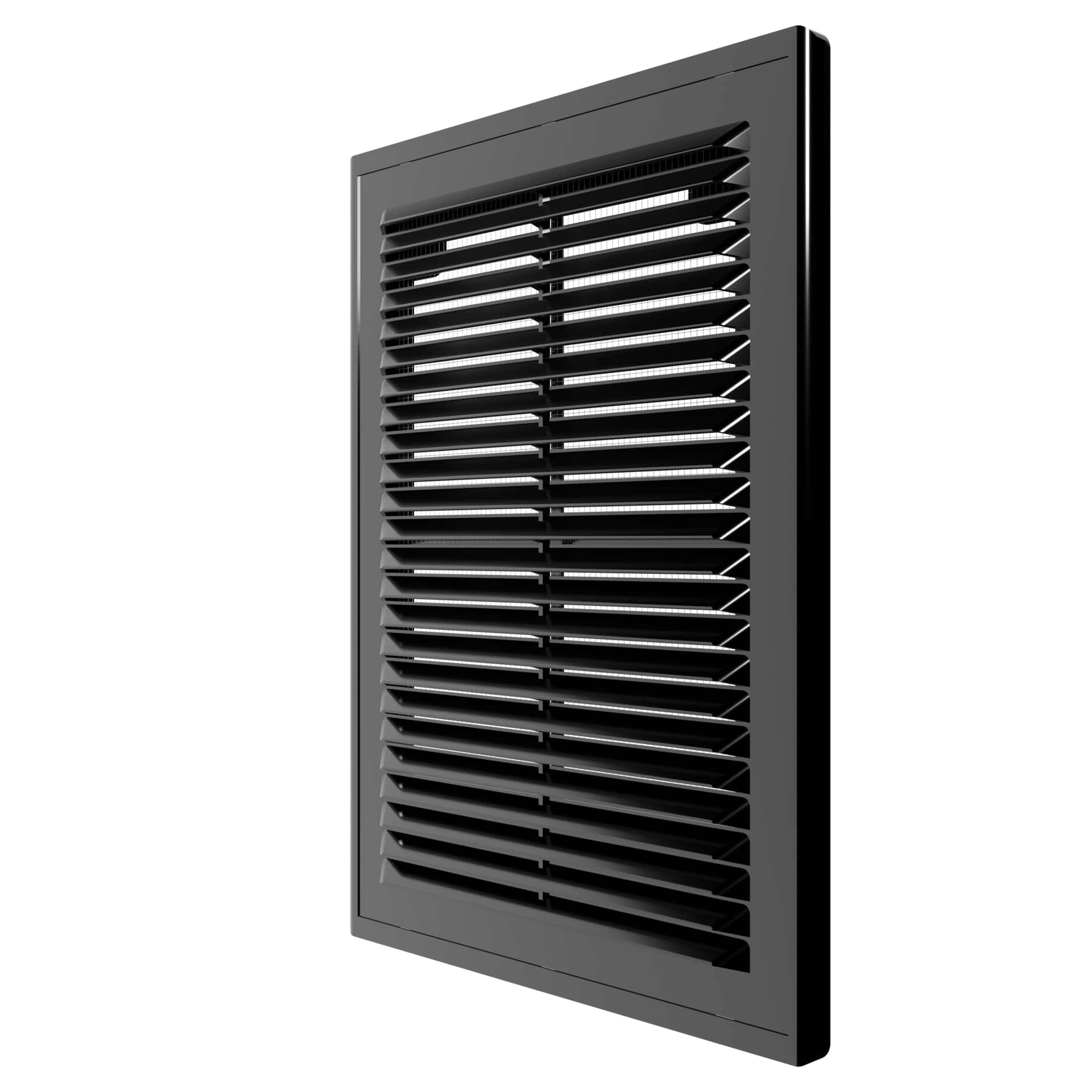 Решетка вентиляционная Р сетка разъемная 185*255 пластик Black ERA