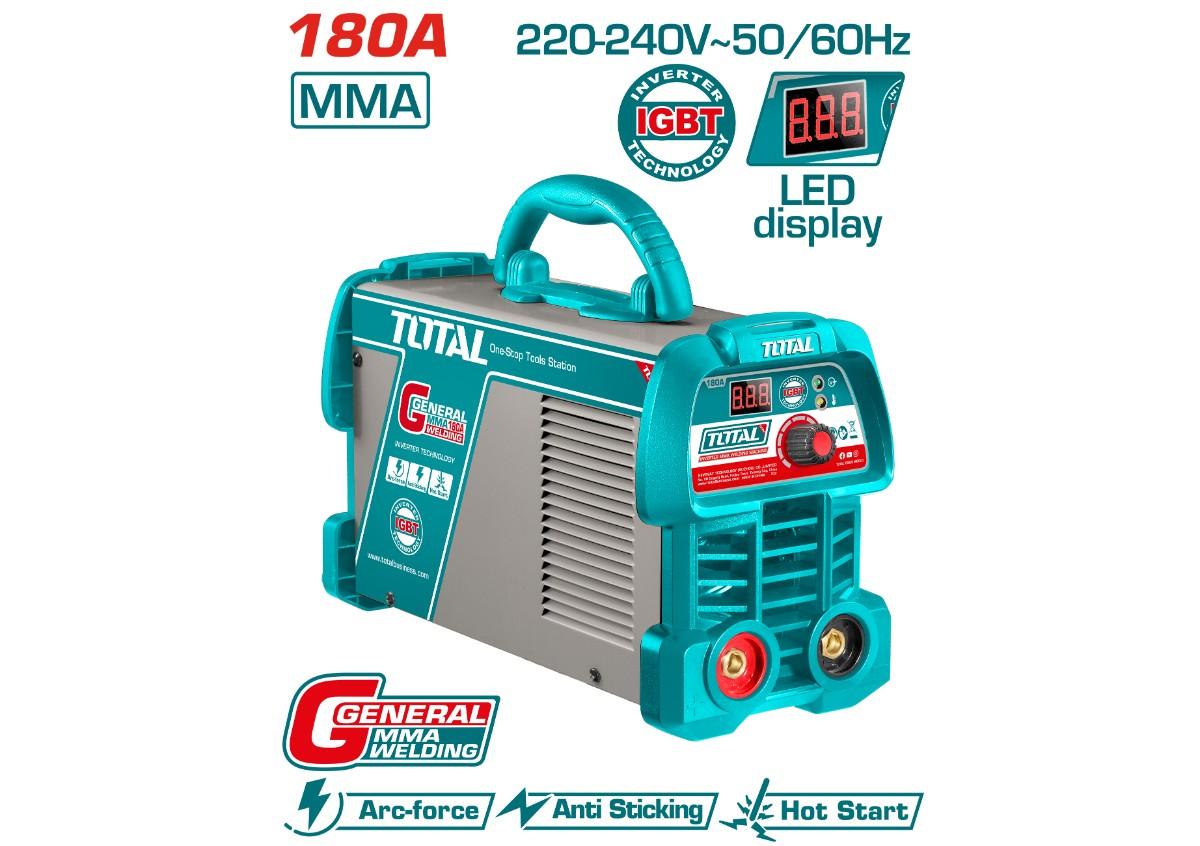 Инверторный сварочный аппарат MMA 180A IGBT TOTAL TW218059