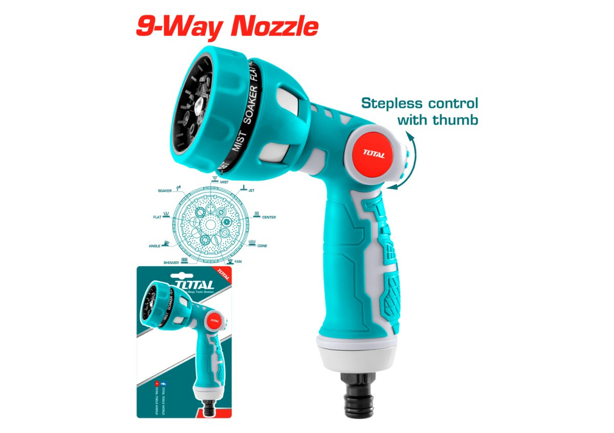 Խողովակի ցնցուղ մեծ TOTAL THWSG6091