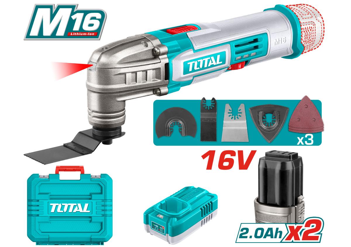 Ռենովատոր մարտկոցային 16Վ TOTAL TMLI16222