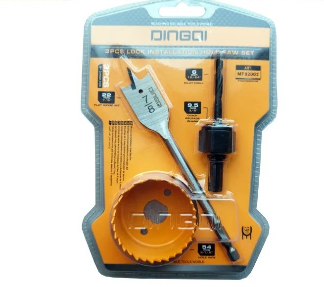 Փայտի անցքահատիչի հավաքածու 3 կտոր MF02003 DINGQI