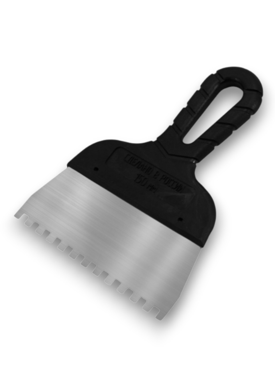 Шпатель из нержавеющей стали 300мм зуб 6x6мм Decor