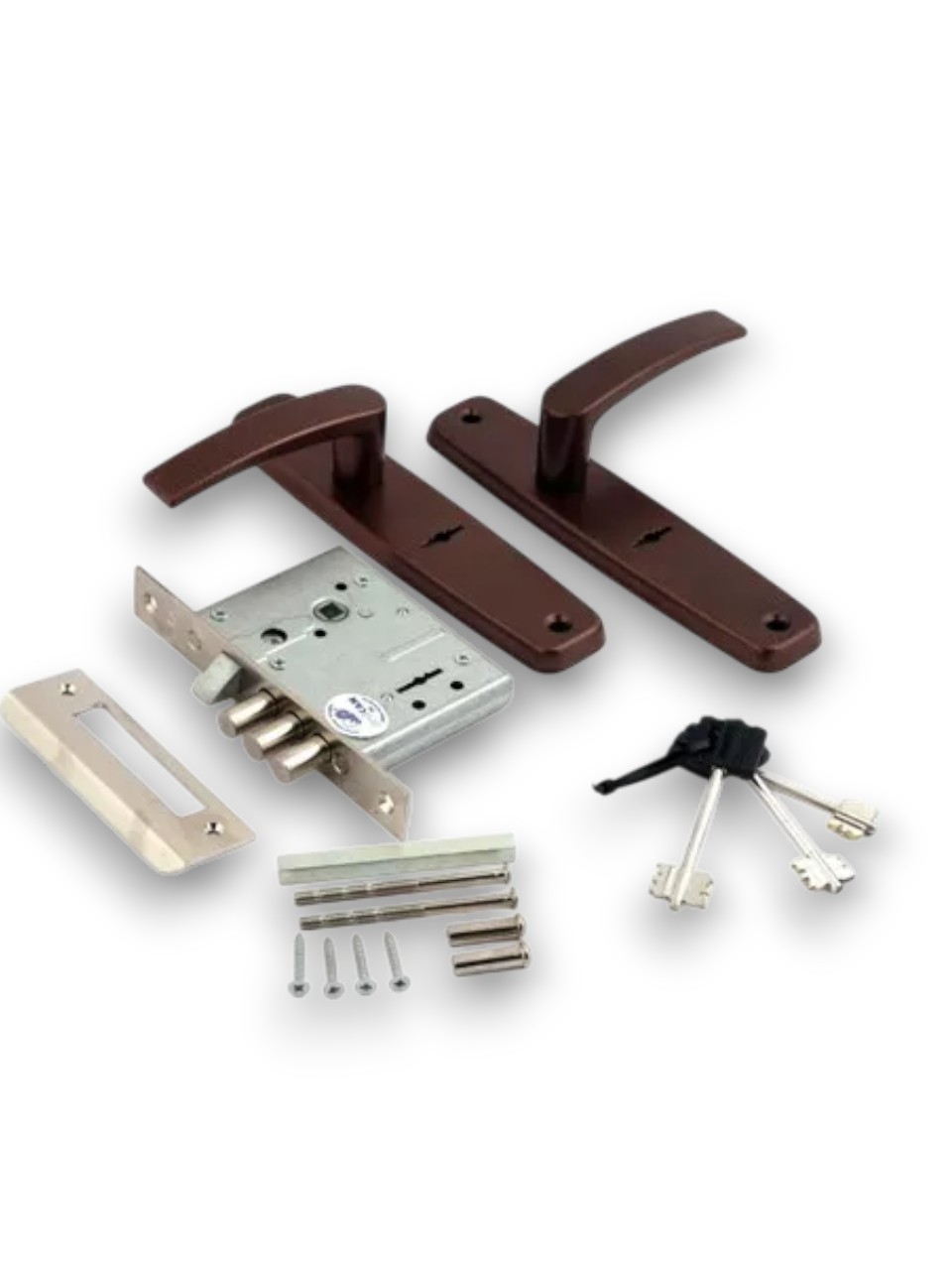 Замок врезной в комплекте с ручками  84301-ЗВ9-8/13 BORDER