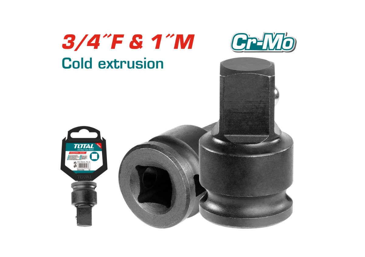 Адаптер ударной головки 3/4" (внутр.) x 1" (нар.)  TOTAL THIA3401