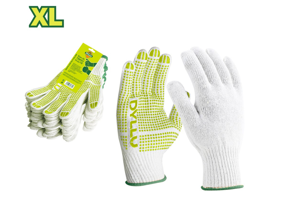 Տրիկոտաժային և ՊՎՔ ձեռնոցներ DYLLU DTKG1801 XL