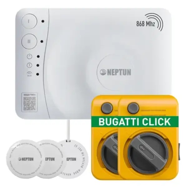 Ջրի արտահոսքի պաշտպանիչ համակարգ  խելացի անլար Bugatti Click 1/2 NEPTUN