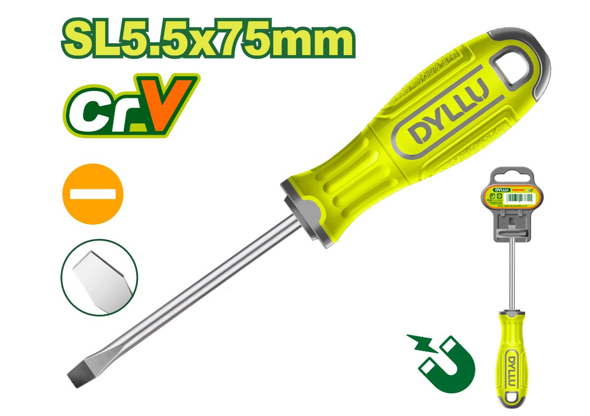Плоская отвертка DYLLU DTSD1253 5,5х75мм