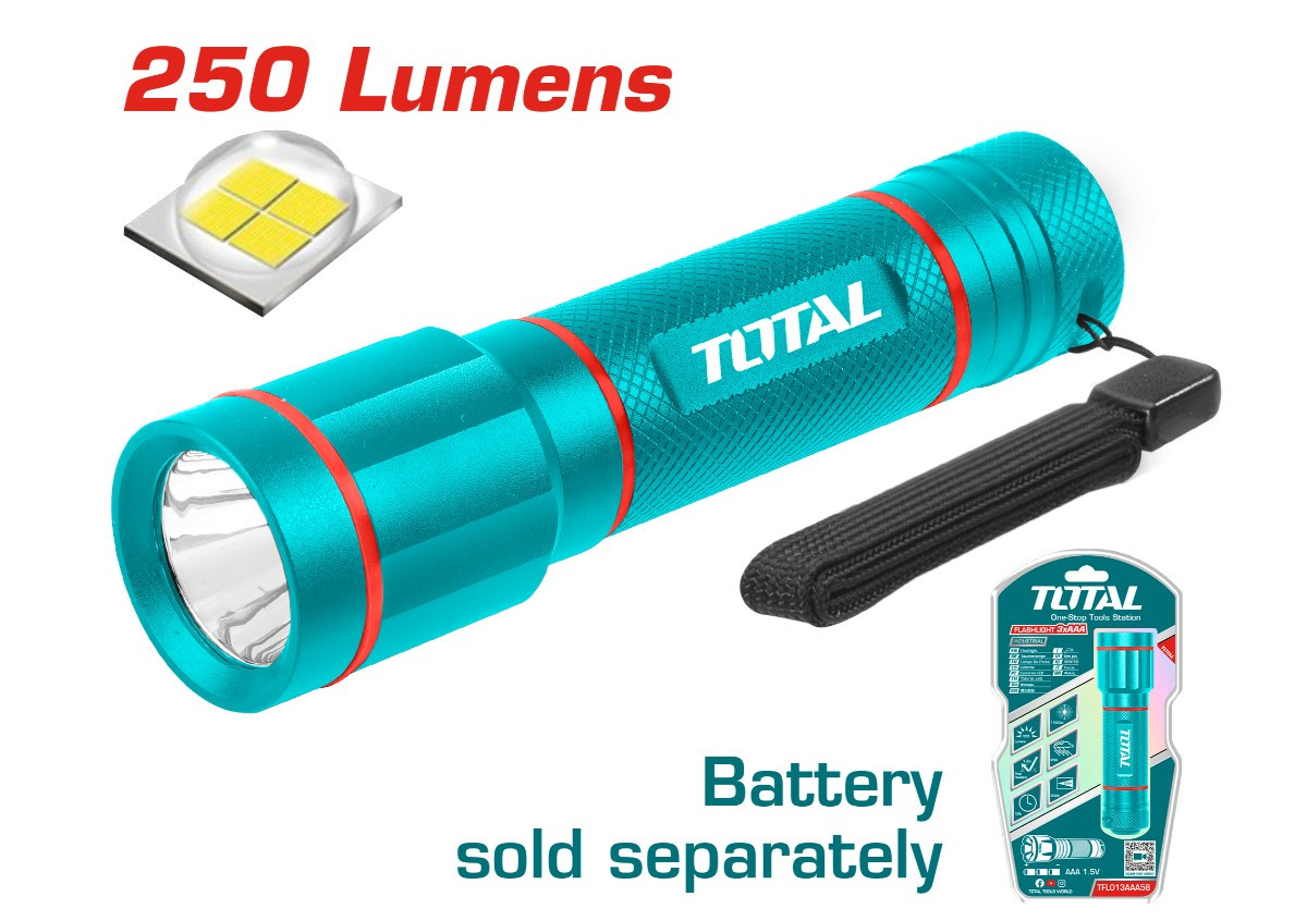 Фонарик 5 Вт 250 л  TOTAL TFL013AAA58