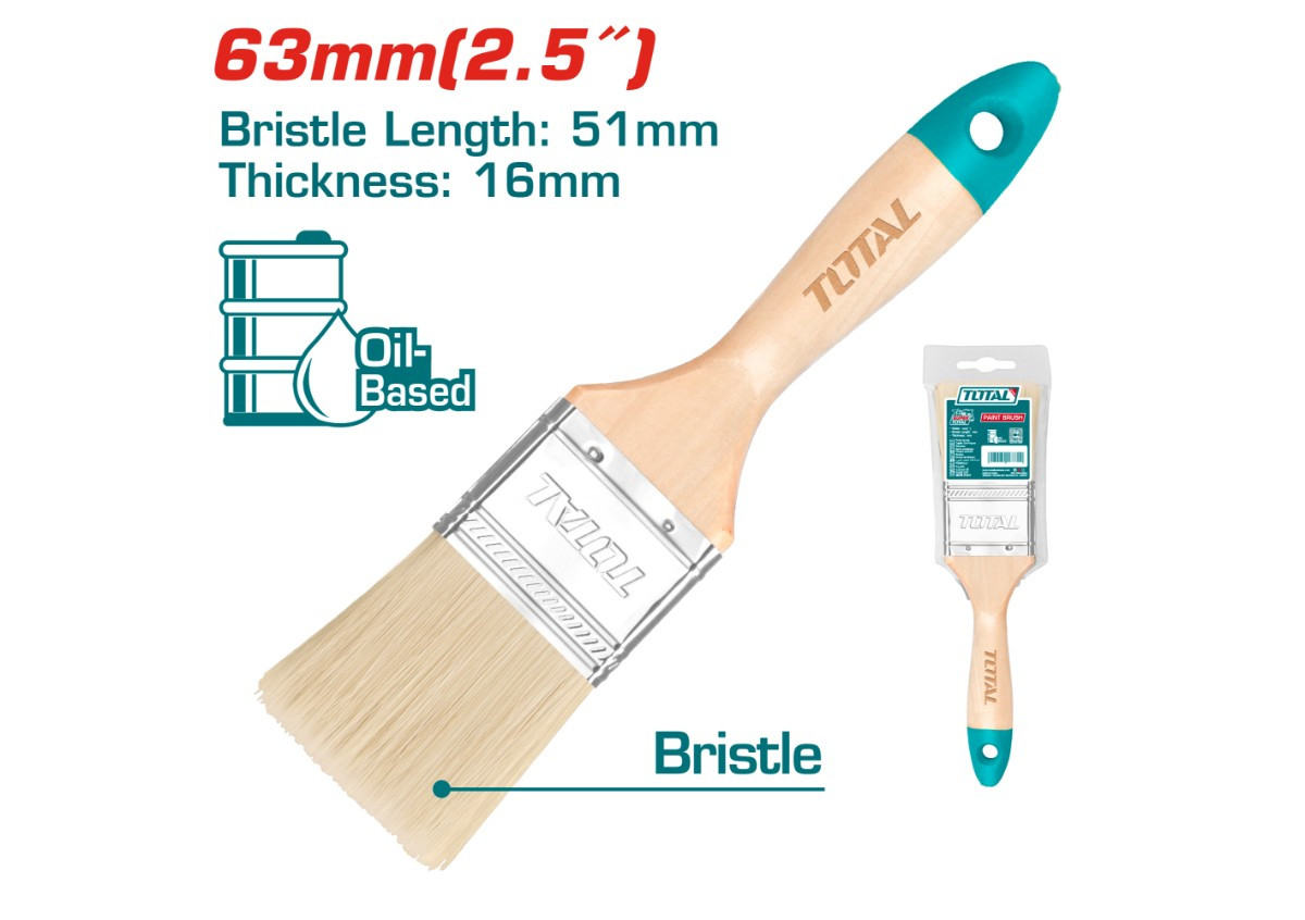 Кисть 2.5” TOTAL THT84251