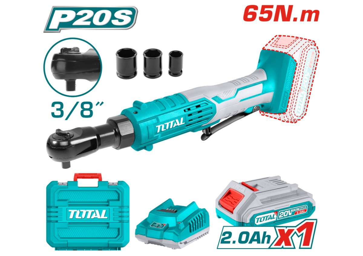 Ճռիկ մարտկոցային 65Նմ TOTAL TDRLI2060152