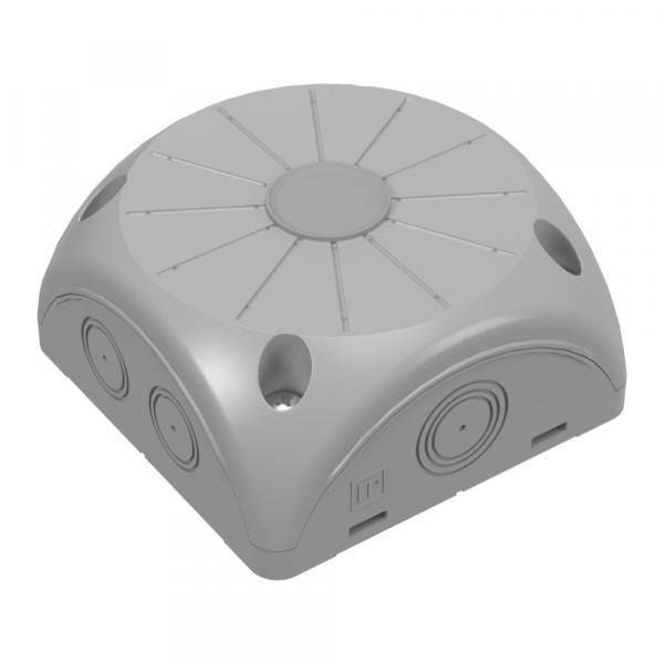 Բաժանման տուփ (HF) 100*100*50մմ տեսախցիկի մոխրագույն ПРОМРУКАВ