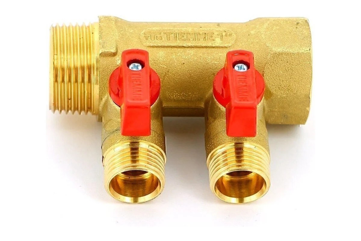 Коллектор  3/4*1/2  ВР-НР 2 вых 1822 TIEMME