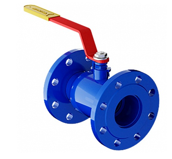 Кран шаровой цельносв. Маршал 11с67п 2ЦФ фланец 65/50 (PN16) ЭЛЬФ