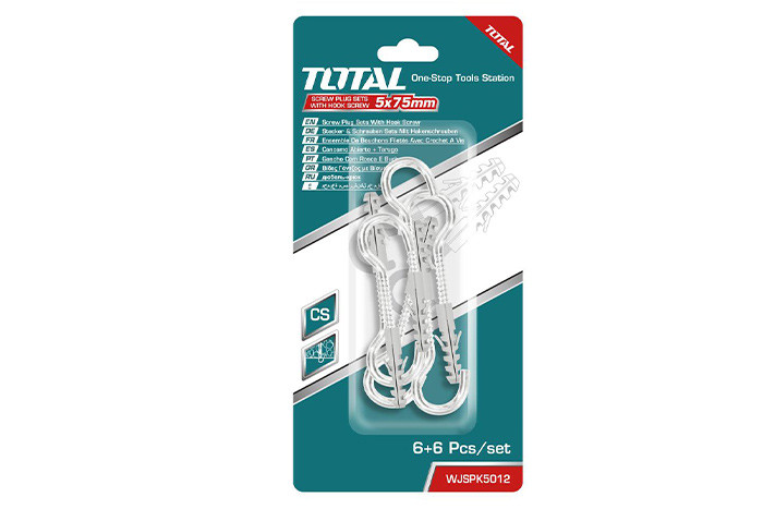 Դյուբել պտուտակ տուփով TOTAL WJSPK5012