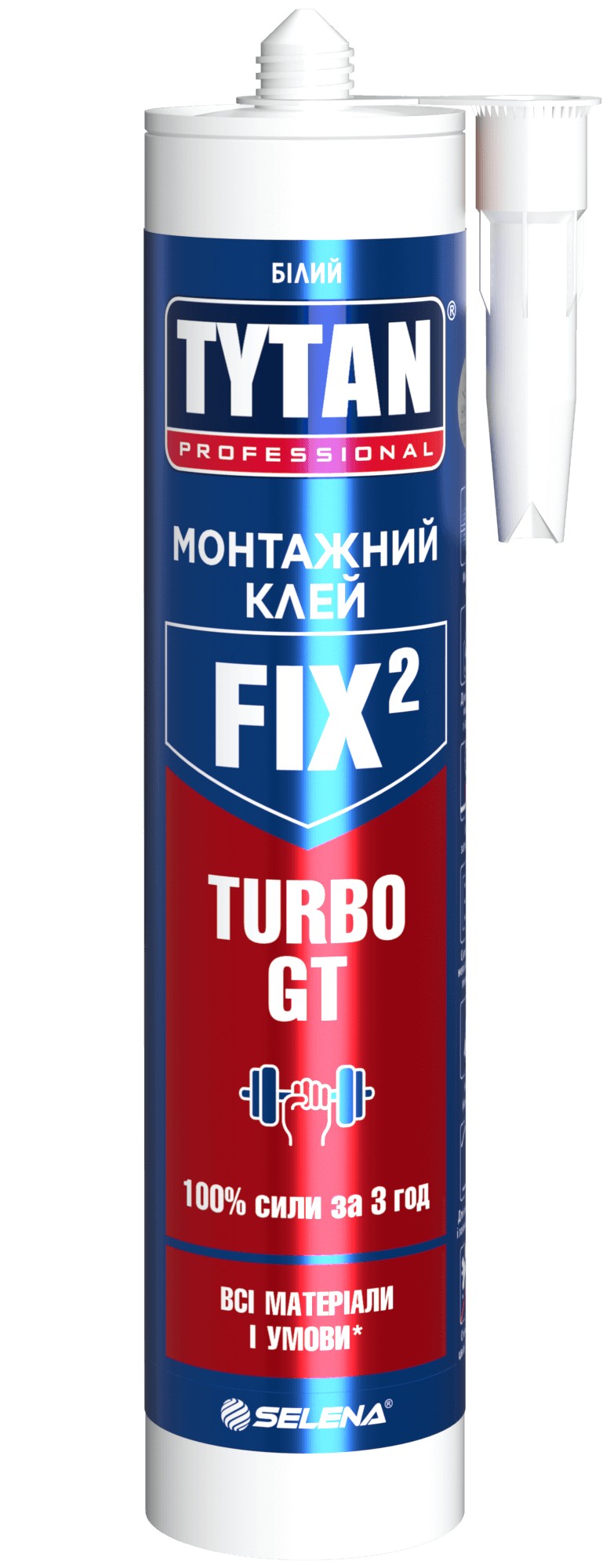Клей  Fix2 Turbo GT 290мл Белый Tytan