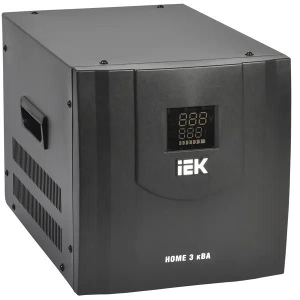 Стабилизатор 3 кВА электронный HOME IEK медная обмотка
