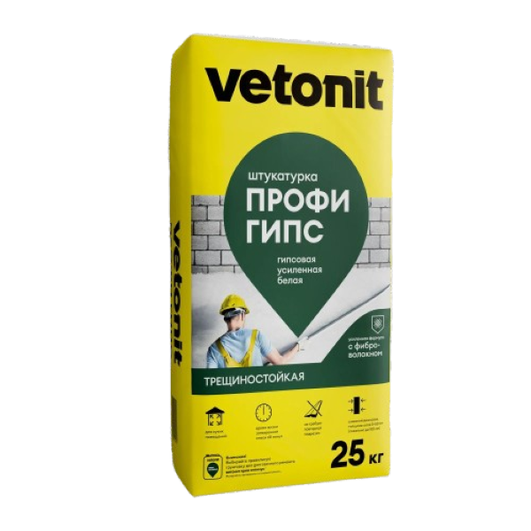 Ծեփամածիկ գիպսային  25կգ Profi Gyps 03457 Vetonit