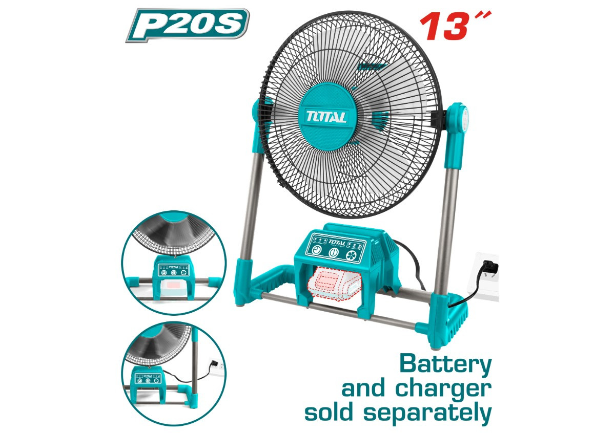 Օդափոխիչ մարտկոցային 20Վ TOTAL TFALI2001