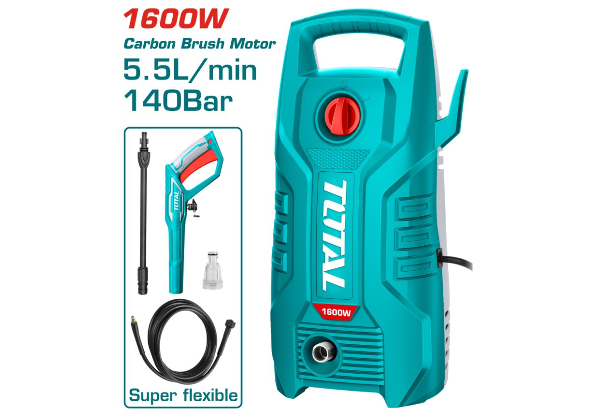 Բարձր ճնշման լվացման սարք 1600Վտ TOTAL TGT11336