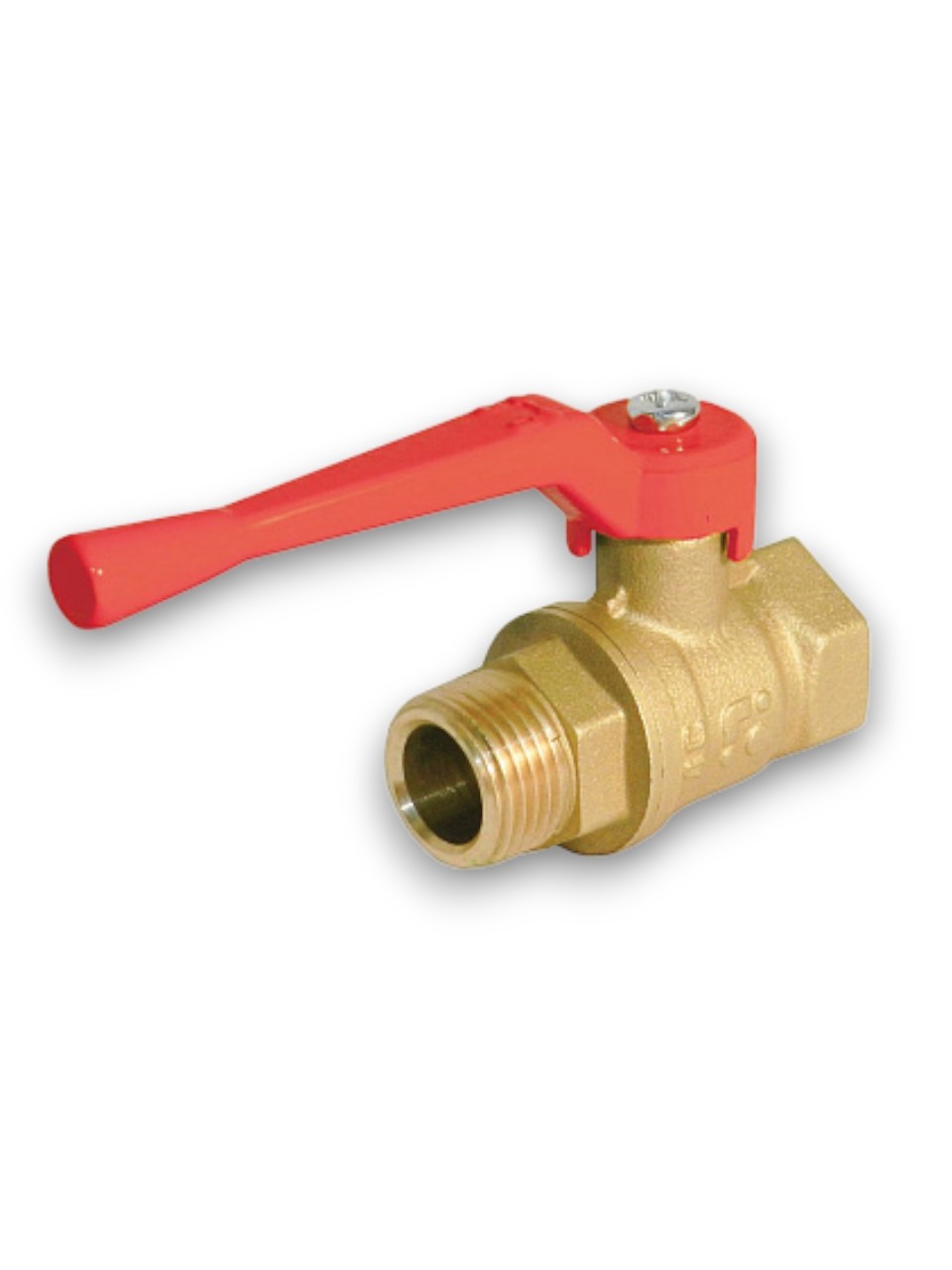 Кран шаровой 15 ШГ рычаг  (A31) БАЗ