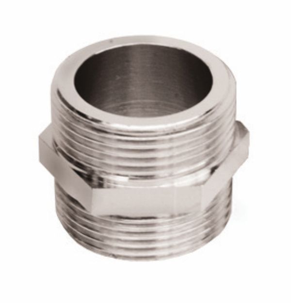 Ниппель 1/2"х1/2", НР-НР, никелированный APE