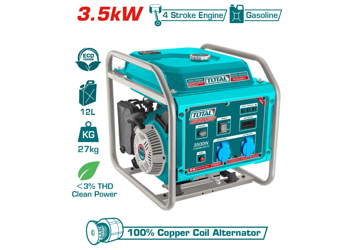 Բենզինային գեներատոր 3500W TOTAL TP340001