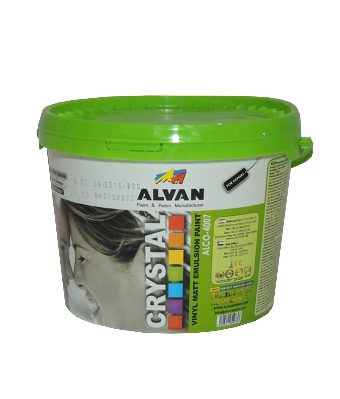 Ներկ ջրաէմուլսիոն  4,5կգ  Crystal  ALVAN