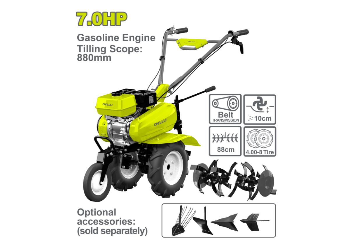 Бензиновый культиватор 7,0 л.с. DYLLU DTTL2A75