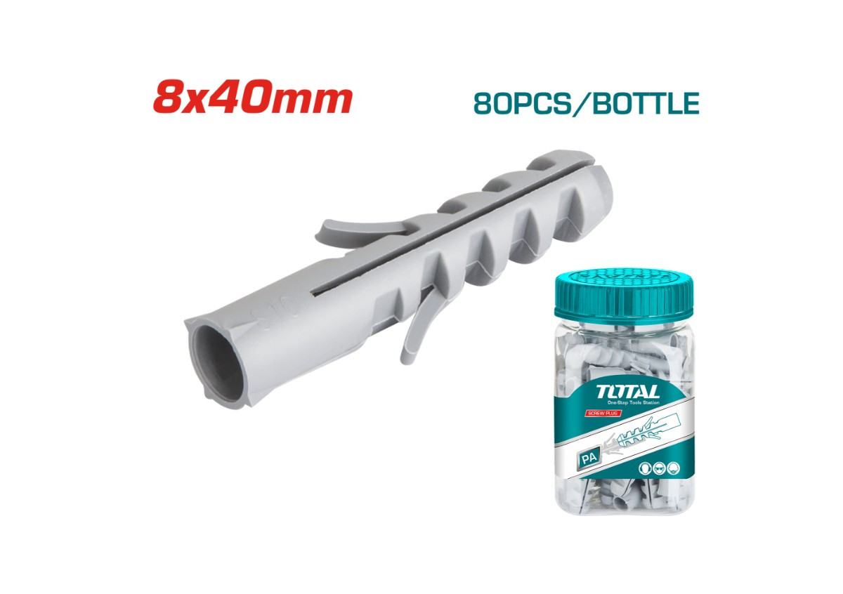 Դյուբել 8x40մմ տուփում 80հ․  WJSP0804011 TOTAL