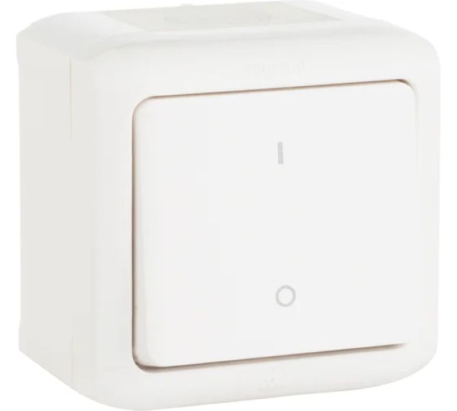 Выключатель двухполюсный IP44 бел.Legrand